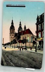 68100 Mulhouse Mülhausen 1915 Foto AK Kirche St. Fridolin Feldpost WK I