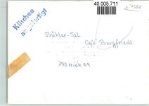 77830 W7582 Bühlertal FOTO KEINE AK Café Bergfrieden Innenaufnahme