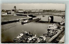 68159 W6800 Mannheim Foto AK Kurpfalzbrücke