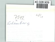 75328 W7542 Schömberg b Neuenbürg, Württ FOTO KEINE AK Luftaufnahme
