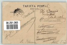 Fuenterrabia Hondarribia Foto AK Kirche Sakristei Marke bildseitig