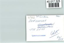 32105 W4902 Wüsten ü. Herford FOTO KEINE AK Restaurant Hollenstein
