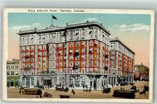 Toronto Foto AK Hotel King Edward Straßenbahn Auto