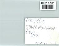 38300 W3340 Wolfenbüttel , Niedersachs FOTO KEINE AK Schloss Eingang