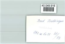 79415 W7848 Bad Bellingen , Baden FOTO KEINE AK Brunnen
