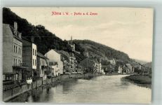 58762 W5990 Altena , Westf 1910 Gebrauchsspuren An der Lenne