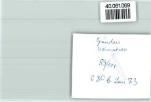 29690 W3033 Grindau FOTO KEINE AK Heimatzoo