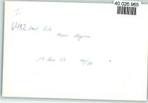 63619 W6482 Bad Orb FOTO KEINE AK Haus Regena Innenaufnahme
