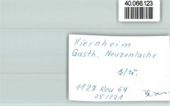 68519 W6806 Viernheim FOTO KEINE AK Gasthaus