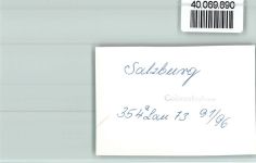 5020 Salzburg FOTO KEINE AK Christ König Kolleg