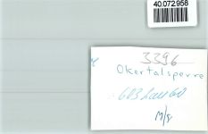 38667 W3396 Okertalsperre FOTO KEINE AK