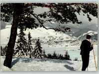 34508 W3542 Willingen (Upland) - Blick vom Ettelsberg Winteraufnahme