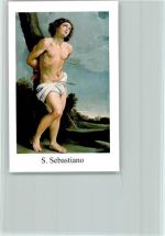 S. Sebastiano Italienisches Heiligenbild AKU2 Heiligenbild