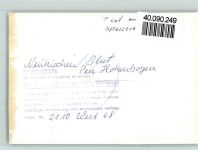 93453 W8497 Neukirchen b Hl Blut FOTO KEINE AK Gasthaus Hohenbogen