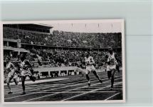 Zieleinlauf 400n Männer Olympiade 1936 Sammelbild Band II Gr.61 AKU2 Olympiade 1936