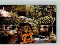 91278 W8573 Pottenstein , Oberfr FOTO KEINE AK Wassermühlenrad