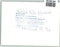 32791 W4937 Hörste , Lippe FOTO KEINE AK Kath. Pfarramt Denkmal