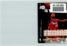 Loy Vaught L.A. Clippers Amerikanische Sammelkarte 6x8cm Basketball