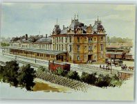 Bahnhof Plauen um 1900 Bahnhof