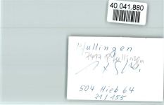 72793 W7417 Pfullingen FOTO KEINE AK