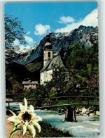 83486 W8243 Ramsau b. Berchtesgaden - Ramsauer Kircherl mit Reiteralpe Edelweiß