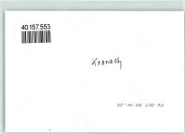 96317 W8640 Kronach , Oberfr FOTO KEINE AK Ort handschriftl.