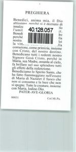 Beata Vergine Maria Italienisches Heiligenbild Heiligenbild