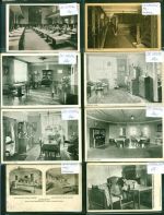 Lot mit 9 AK + 2x Foto, ca. 1916-1928: teils leichte Gebrauchsspuren, wenig gelaufen Holzverarbeitung Kleinposten bis 20