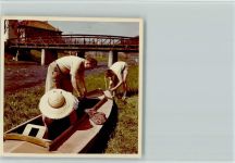 79688 W7862 Hausen im Wiesental - Foto Pfingsten 1958 Kanupartie auf der Wiese