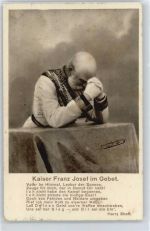 im Gebet Spruch von Harry Sheff Kaiser Franz Josef I.
