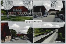 21279 W2114 Hollenstedt , Nordheide - Dorfstraße, Autobahn-Raststätte