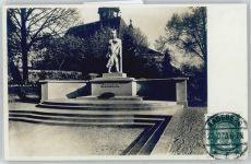 01454 O8142 Radeberg - Denkmal Treppe Baum Haus