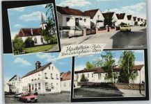 67259 W6711 Heuchelheim b Frankenthal, Pfalz - Thalhofstrasse , Rathaus, Schule