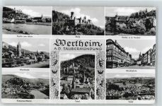 97877 W6980 Wertheim a Main - Marktplatz