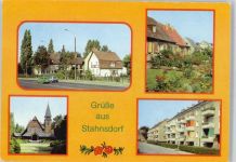 14532 O1533 Stahnsdorf - Straße Kirche Auto
