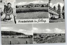 37186 W3413 Fredelsloh - Feld Haus Baum Zaun