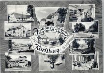 17495 O2201 Karlsburg b Greifswald - Dorfstraße Baum Schloss Park Teich