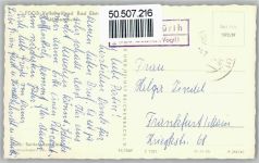 08645 O9933 Bad Elster - Posthilfsstellenstempel