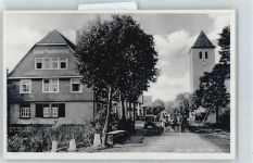 59469 W4763 Gerlingen b Werl, Westf - Straße Baum Kutsche Zaun Haus
