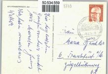97833 W8773 Frammersbach - Kirche Panorama Platz