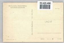 39624 O3591 Schönebeck , Altmark - Gaststätte Waldschlößchen Baum Tisch Stuhl