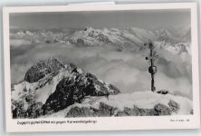 82467 W8100 Garmisch-Partenkirchen - Zugspitzgipfel, Karwendelgebirge