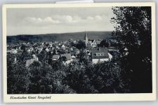 56579 W5455 Rengsdorf , Kr Neuwied - Ortsansicht mit Kirche