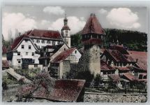 79761 W7890 Tiengen , Hochrhein - Schloss Turm