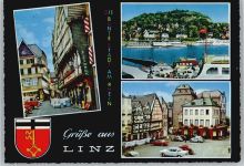 53545 W5460 Linz a Rhein - Fluss Schiff Auto