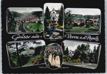 91247 W8561 Vorra , a d Pegnitz - Schloss, Ritterfels, Schlosspark