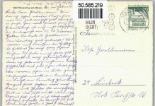 50389 W5047 Wesseling , Rheinl - Schiff, Bahnhofstraße, Schwimmbad, Kirche, Hochhaus, Auf dem Sonnenberg