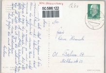 15344 O1260 Strausberg - HO-Hotel, Große Straße, Badeanstalt