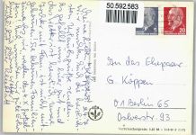 15754 O1601 Kolberg b Prieros - Zelt, Springbrunnen, Schiff
