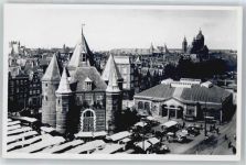1001 Amsterdam - Markt Fußgänger Panorama